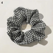 Silk Hair Scrunchies (1 Piece) Black