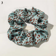 Silk Hair Scrunchies (1 Piece) Blue