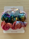 Silk Hair Scrunchies | Tri-Color | 3 pieces | Unicorn Cocktail Barbie Hair Accessories