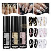 Nail Art Liner Gel 5ml | Silver Liner Gel