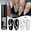 Silver Metallic Nail Liner Gel 5ml | Nail Art Detailing Gel Liner Gel