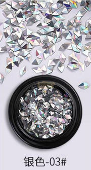 Silver Nail Sequins - Available in 5 variants Nail Sequins
