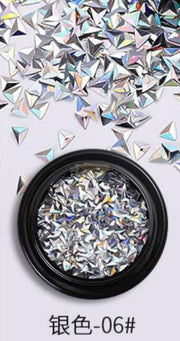 Silver Nail Sequins - Available in 5 variants Nail Sequins