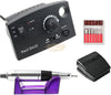 Professional Electric Nail Drill Machine with Bits & Pedal | Black Nail Drill Machine
