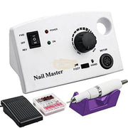 Sina Nail Master 35 000 RPM Electric Nail Drill Machine Kit | White Electric Nail Drills