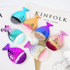 Small Nail Dust Brush Mermaid Design 8.3cm Nail Dust Brush