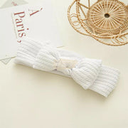 Soft Elastic Stripe Bow Baby Headband Design 6 5 White Hair Accessories