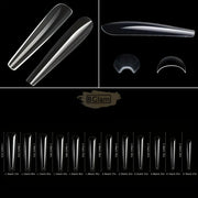 Soft Gel Tips | Full Cover | Extra Long | 240 Tips Green Box Soft Gel Tips