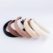 Solid Color Fabric Sponge Headband Hair Accessories