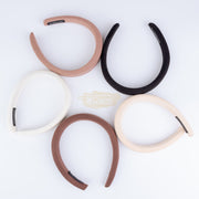 Solid Color Fabric Sponge Headband Hair Accessories