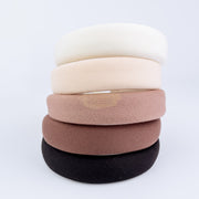Solid Color Fabric Sponge Headband Hair Accessories