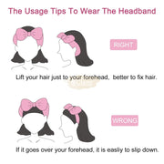 Spa Headband Dot Print Spa facial headband