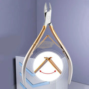 Stainless Steel Cuticle Nipper 1/2 Jaw Cuticle Nipper