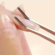 Stainless Steel Nail Art Multi Function Shaping Tweezers Nail Art Tool
