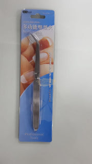 Stainless Steel Nail Art Multi Function Shaping Tweezers Nail Art Tool