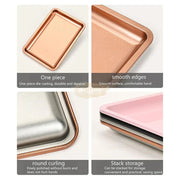 Stainless Steel Organizer Tray 18*12.5cm Stainless Steel Tray