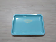 Stainless Steel Organizer Tray 18*12.5cm Green Stainless Steel Tray