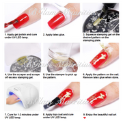 Stamping Gel 8ml - Available in 9 colors Painting Gel