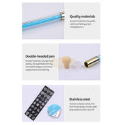 Stamping Plate with Blooming Stamping Brush - Available in 9 designs Nail Art Tool