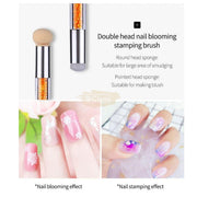 Stamping Plate with Blooming Stamping Brush - Available in 9 designs Nail Art Tool