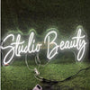 Neon Sign with Remote | White | Studio Beauty 120*36.62cm Indoor LED Sign