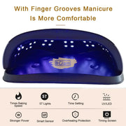 SUN C4 Plus UV LED Nail Lamp 256W | Blue/Black UV Lamp