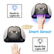 SUN C4 Plus UV LED Nail Lamp 256W | Blue/Black UV Lamp