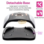 SUN C4 Plus UV LED Nail Lamp 256W | Pink/Black UV Lamp