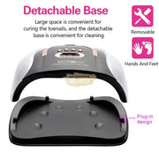 SUN C4 Plus UV LED Nail Lamp 256W | Purple/Black UV Lamp