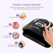 SUN C4 Plus UV LED Nail Lamp 256W | White/Black UV Lamp