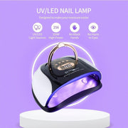 SUN C4 Plus UV LED Nail Lamp 256W | White/Black UV Lamp