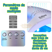 Sun One UV LED Nail Lamp 48W | Holographic Silver UV Lamp