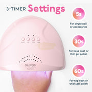 Sun One UV LED Nail Lamp 48W | Pink UV Lamp