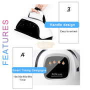SUN T6 Max UV LED Nail Lamp 220W UV Lamp