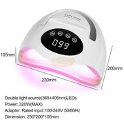 Sun X17 Max UV LED Nail Lamp 320W UV Lamp