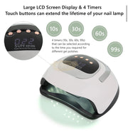 Sun X21 Max UV LED Nail Lamp 320W | White UV Lamp