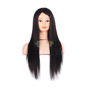 Synthetic Hair No-Makeup Mannequin Training Head for Braiding & Cutting Mannequin Head