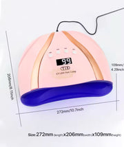 T18 UV LED Nail Lamp 258W | White/Gold UV Lamp