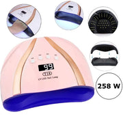 T18 UV LED Nail Lamp 258W | PINK/GOLD