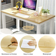 Table 60*80*75cm | Brown/White Table