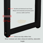 Table 60*80*75cm | Yellow/Black Table