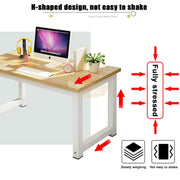 Table 60*80*75cm | Yellow/Black Table