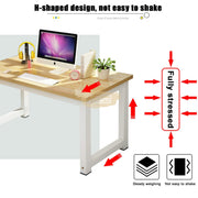 Table 60*80*75cm | Yellow/White Table