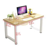Table 60*80*75cm | Yellow/White Table