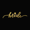 Tattoo Sticker Bridal - Bride B-025 Bridal Tattoo Sticker