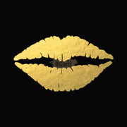 Tattoo Sticker Gold - Sexy Lips Bridal Tattoo Sticker