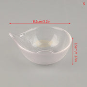 Tear Drop Clear Glass Bowl Glass Bowl