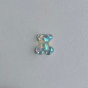 Teddy Nail Charm | Aurora Blue nail art decoration