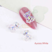 Teddy Nail Charm | Aurora White nail art decoration
