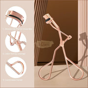 Teting Eyelash Curler With 3 Silicone | Rose Gold Lash Extension Accessories